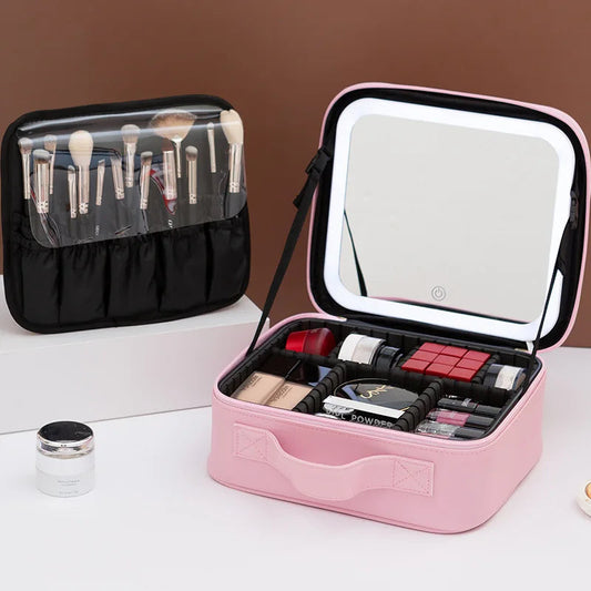 Cosmetiquero LED portátil – Maquíllate con confianza y estilo en cualquier momento y lugar