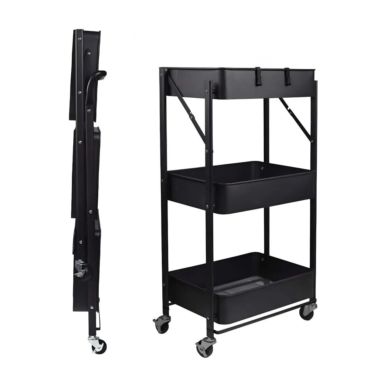 Carro Organizador Plegable 3 Pisos