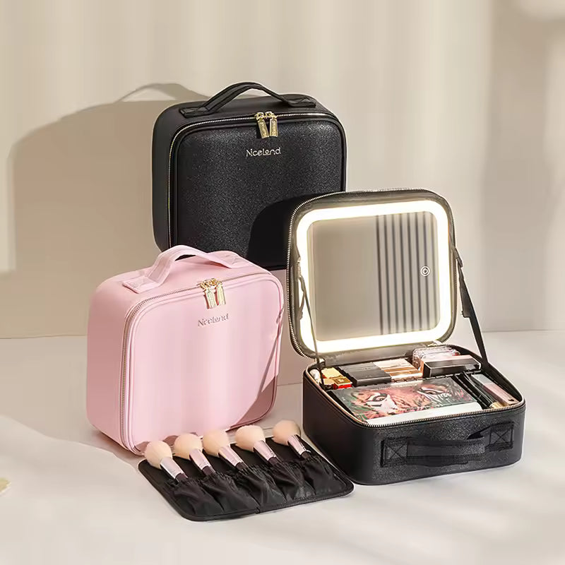 Cosmetiquero LED portátil – Maquíllate con confianza y estilo en cualquier momento y lugar