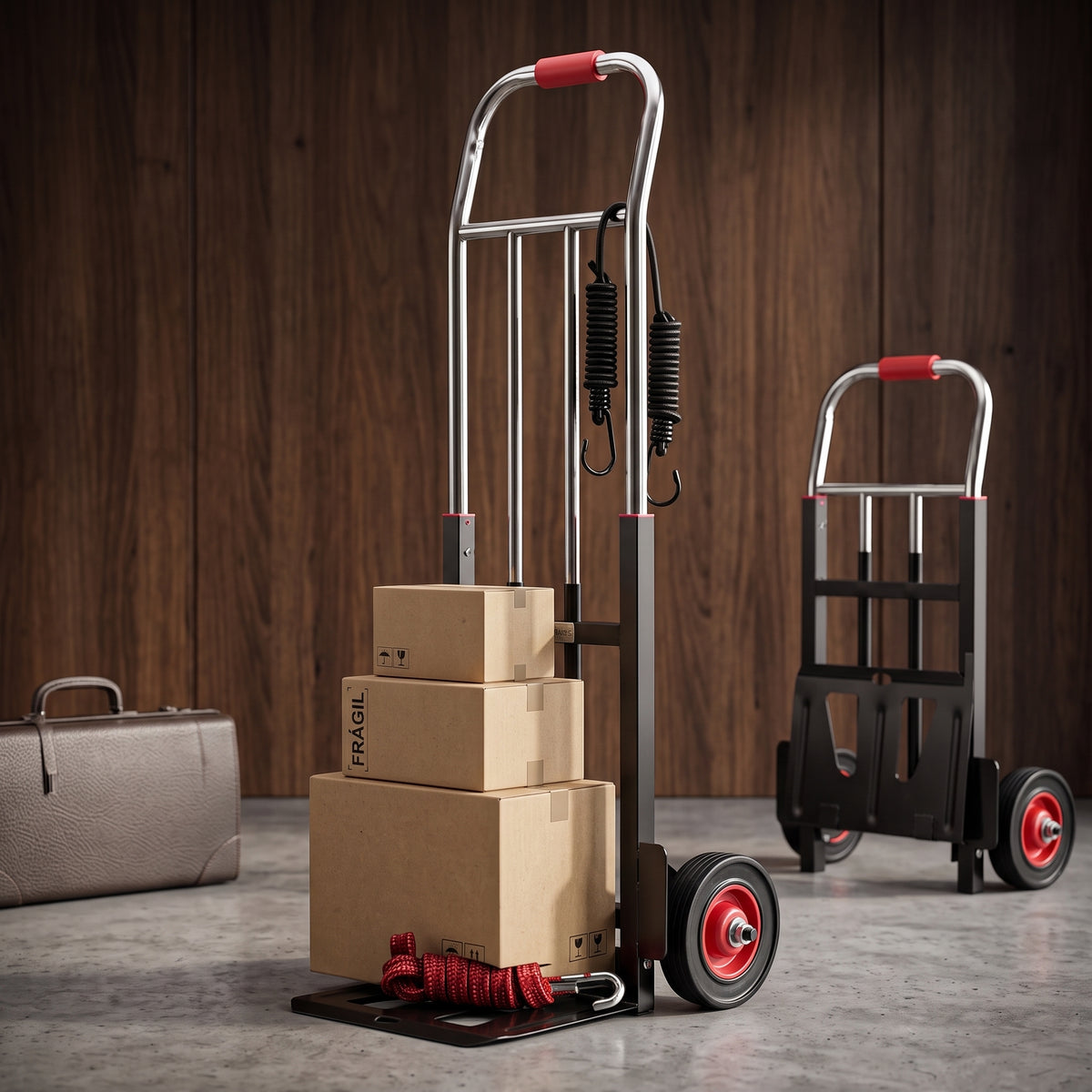 Carrito de Carga y Mudanzas Plegable Multiuso