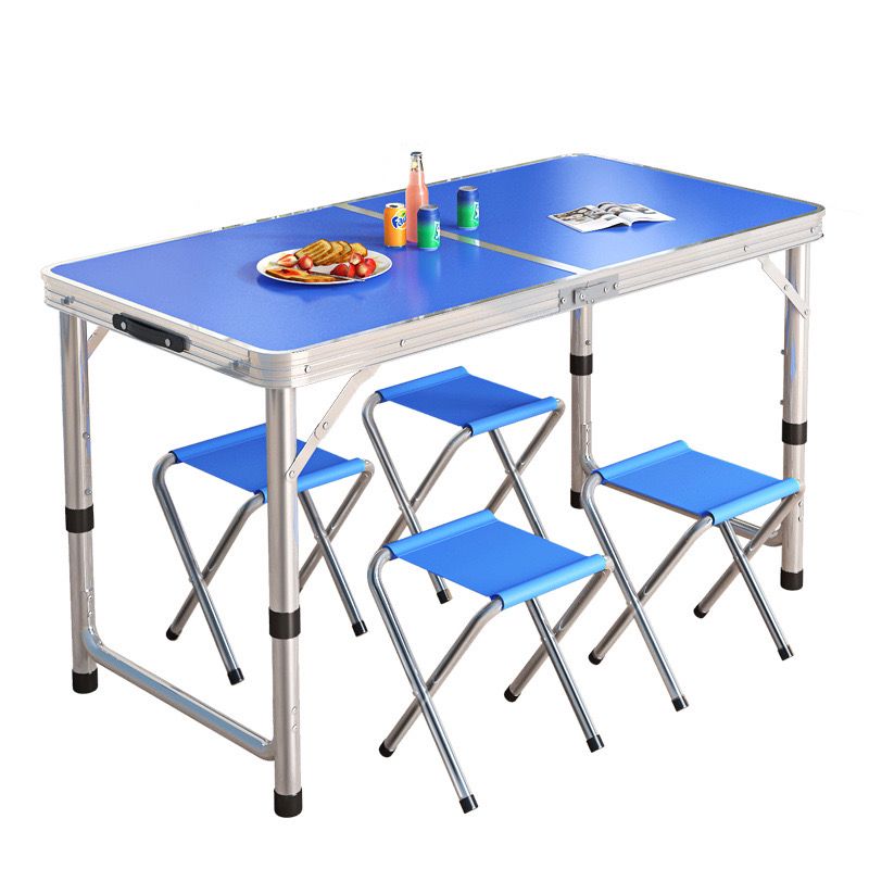 Mesa Plegable Multifuncional con 4 Sillas