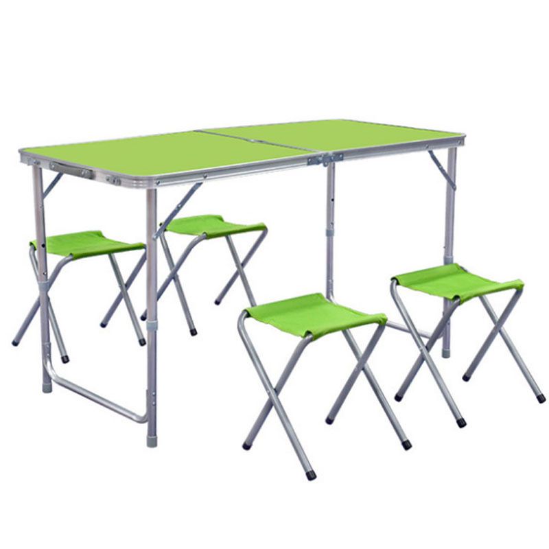 Mesa Plegable Multifuncional con 4 Sillas