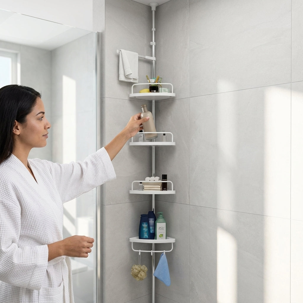 Organizador de Baño Esquinero Telescópico
