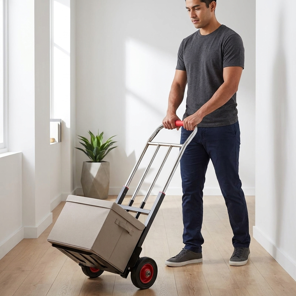 Carrito de Carga y Mudanzas Plegable Multiuso