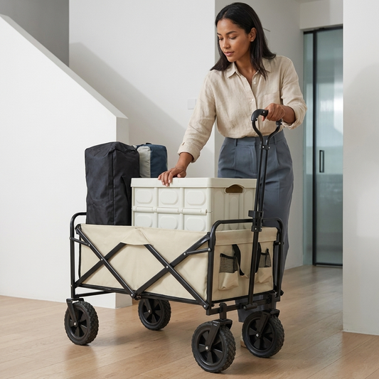 Carrito Multiusos Plegable Para el Hogar