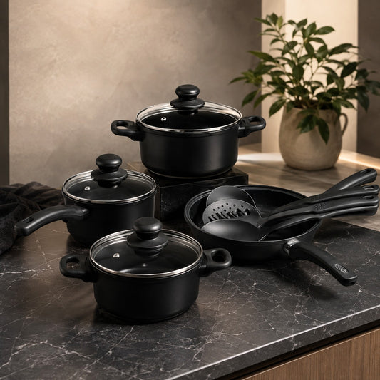 RoyalMark™ Set de Ollas y Cocina de 13 Piezas